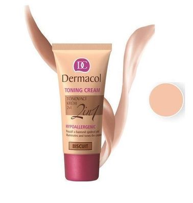 Dermacol Feuchtigkeitscreme und Gesichtsbasis Biscuit, 30 ml