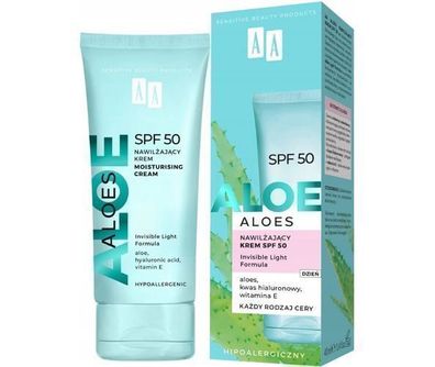 AA Aloe Feuchtigkeitscreme mit LSF 50, 40 ml