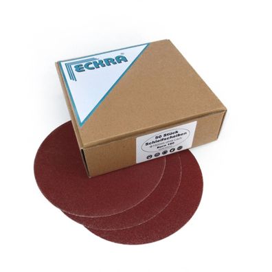 ECKRA® 50 St. Schleifscheiben f. Exzenterschleifer Ø180mm Schleifpapier Korn wählbar