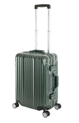 Handgepäck Trolley Rollkoffer Polycarbonat Hartschale Alu-Rahmen TSA-Zahlenschloss