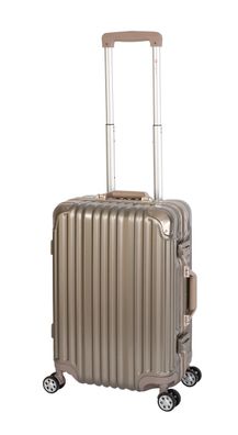 Handgepäck Trolley Rollkoffer Polycarbonat Hartschale Alu-Rahmen TSA-Zahlenschloss