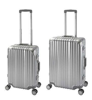 Travelhouse London Kofferset 2-teilig Handgepäck, Checkin Trolley, artschale (PC+ALU)