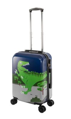 Travelhouse - Happy Children - Dino T-Rex - Kinderkoffer Kindertrolley 41L