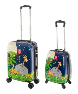 Travelhouse - Happy Children - Elephant - Kinderkoffer Kindertrolley 27L+ 41L