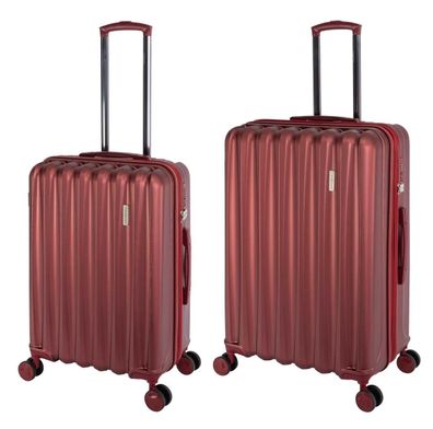 Travelhouse Porto Reisekoffer Schwarz M-66cm - L-76cm Hartschalenkoffer Reise Trolley