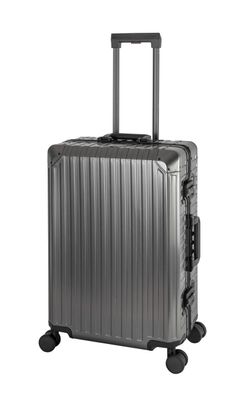 Aluminium Reisekoffer Trolley mit Rollen Hartschale TSA 4 Rollen Travelhouse Tokyo