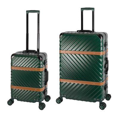 Paris - 2er Set - Trolleys - Rollen - Polycarbonat Hartschale - Kofferbremse - Alu-Ra