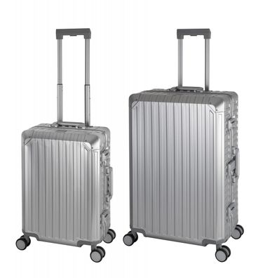 Aluminium Reisekoffer Gepäck-Set, Travelhouse® Tokyo S+L