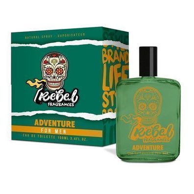 Rebell Adventure Eau de Toilette fuer Herren, 100ml