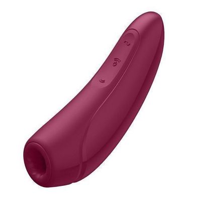 Satisfyer Curvy 1+ Pulsator ohne Beruehrung, 10 Modi, Rose Red