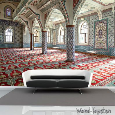 Vlies Fototapete Wandtapete Wandbilder Wandbild Moschee Gebetsraum 1743