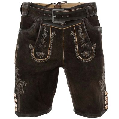MarJo Lederhose kurz Schorsch bosto glossy - Größe: 50