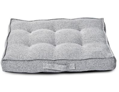 Topmast Chesterfield Hundebett Hundekissen grau 68 x 55 cm