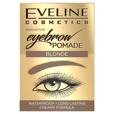 Eveline Augenbrauen Pomade Blonde 4g - Professionelles Brauengel fuer Perfekte Bl
