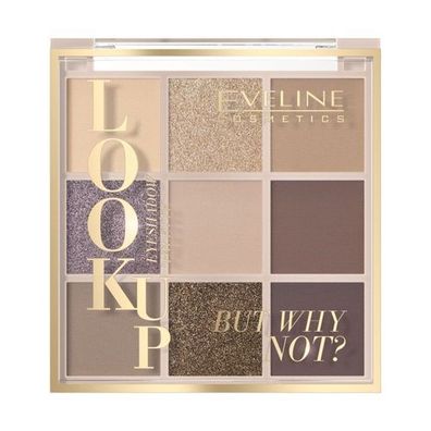 Eveline Cosmetics Look Up Lidschatten-Palette "But Why Not", 9 Farben, 10,8g