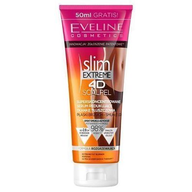 Eveline Slim Extreme 4D Skalpell Anti-Cellulite Serum, 250 ml - Hochkonzentriert