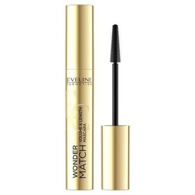 Eveline Wonder Match Mascara: Volumen & Laenge Schwarz, 7 ml