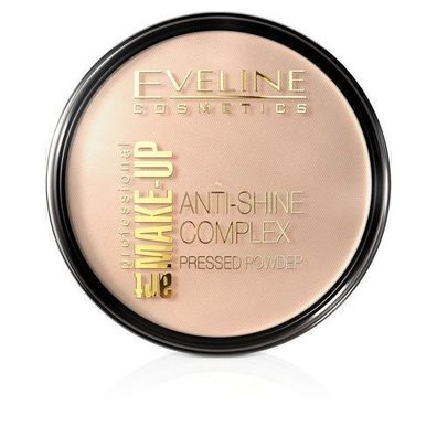 Eveline Cosmetics Mattierender Mineralpuder mit Seidenextrakt, Anti-Glanz-Komple