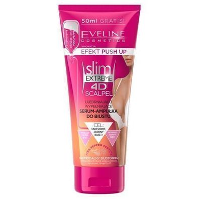 Eveline Cosmetics Slim Extreme 4D Straffendes Brustserum fuer Festigkeit & Fuelle,