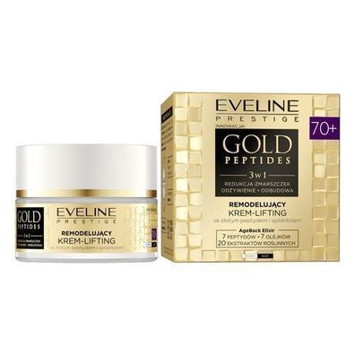 Eveline Kosmetik Gold-Peptid Lifting-Anti-Aging-Creme 70 + , 50ml