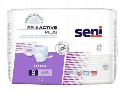 Seni Active Plus Inkontinenzhosen - 10 Stueck Groesse S
