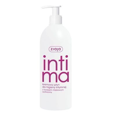 Ziaja Intima Cremedusche fuer Intimhygiene mit Milchsaeure, 500ml