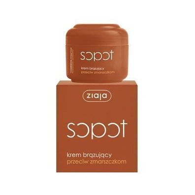 Ziaja Sopot Anti-Aging Gesichtscreme mit Selbstbraeuner, 50 ml