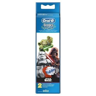 Oral-B Kinder Zahnbuerstenkoepfe, Stages Star Wars, 2er Pack