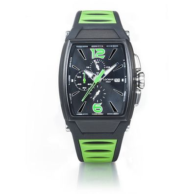 Locman – Mann – 0550K01S-BKBKGRSG – Neue Tremila-Herren-Chronographenuhr