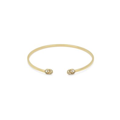Gucci - Yba481662001 - GG laufen Manschettenarmband in 18 kt Gelbgold und Diamanten