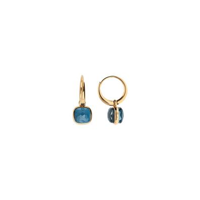 Pomellato - POC5020O7000000TL - Pomellato nackte Mini -Ohrringe in Roségold mit Topaz