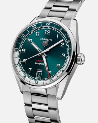 Tag Heuer - WDA2114. BA0043 - Tag Heuer Carrera Datum Twin -Time