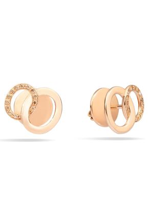 POB9101O7000DBR00 - Pomellato - Brera Ohrringe in Roségold- und Braundiamanten