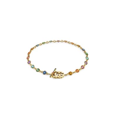Gucci - Yba481664001 - GG Running Bracalet in 18 kt Gelbgold, Topaz, Quarz, Tzavorit