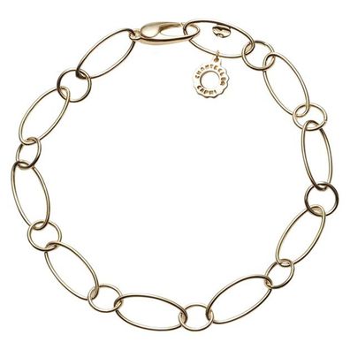 Chantecler - Frau - C.35160 - Accessoires - Gelbgoldarmband, ovale und runde Hemden