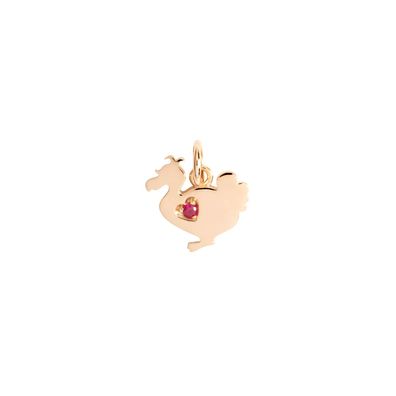 Dodo - DMC4016LAD30RY09R - Lady Dodo Gold Rose & Rubino Anhänger