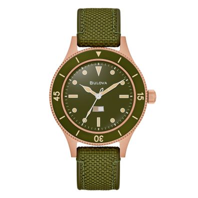 Bullova - 98A324 - Mil -Ships Bronze 150 Ann. Sp. Ed