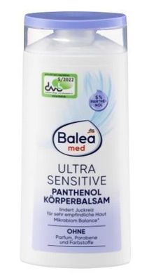 Balea MED Ultra Sensitive Koerpermilch mit Panthenol, 250ml