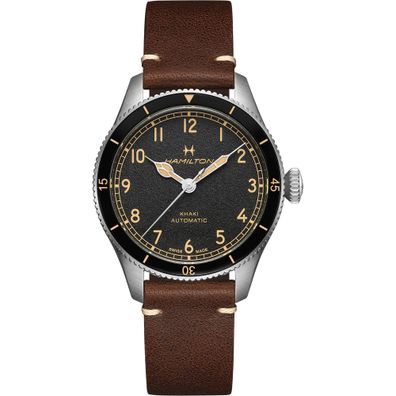 Hamilton - H76205530 - Khaki Aviation Pilot Pioneer Automatische Gebühr | 38 mm | H76
