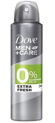 Dove Men+Care Extra Fresh Antitranspirant Spray, 150ml