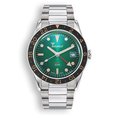 SKALE - SUB -39GMGR. BR22 - SUB -39 GMT Vintage Green Armband