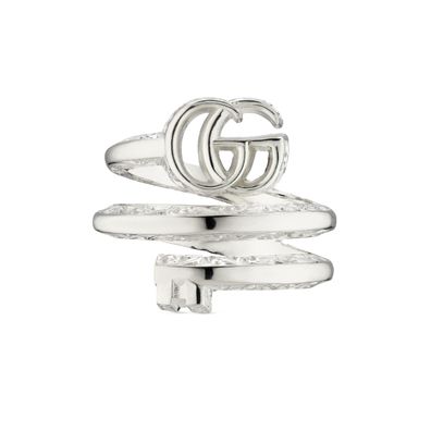 Gucci - YBC770719001 - GG Marmont Ring in Sterlingsilber mit Double G