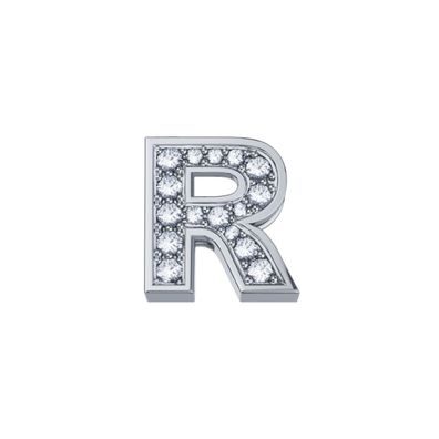 FRAU ORO - DCHF3319R - Literatur R Klassisch in Weißgold und Diamanten
