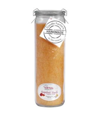 Big-Jumbo Duftkerze im Weckglas, Grapefruit-Vanille, 306034 1 St