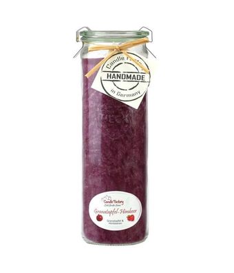 Big-Jumbo Duftkerze im Weckglas, Granatapfel Himbeer, 306077 1 St