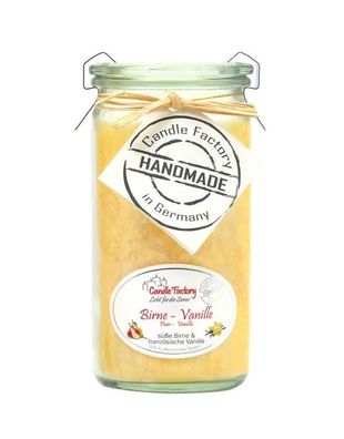Mini-Jumbo Duftkerze im Weckglas, Birne-Vanille, 307108 1 St