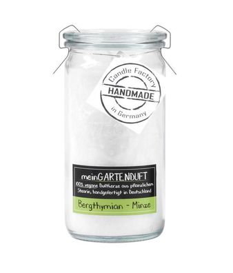 Candle Factory Mein Gartenduft Bergthymian - Minze 1 St