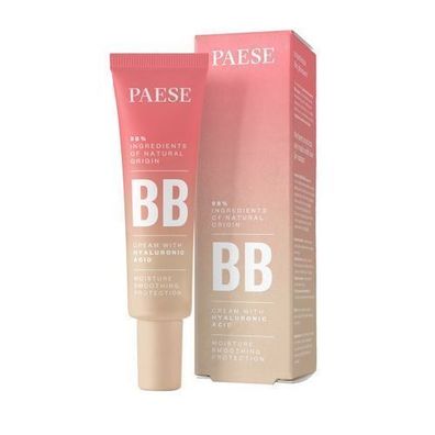 Paese BB Cream 01 Elfenbein - Natuerliche BB Creme mit Hyaluronsaeure, 30ml