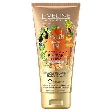 Eveline Cosmetics Brazilian Koerperbalsam mit Illuminations-Effekt, 150 ml