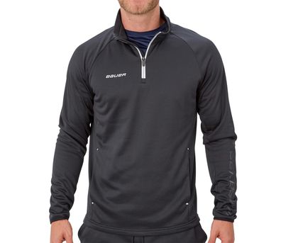 Fleece Top Bauer Vapor 1/4 Zip Junior - Größe: M Farbe: rot